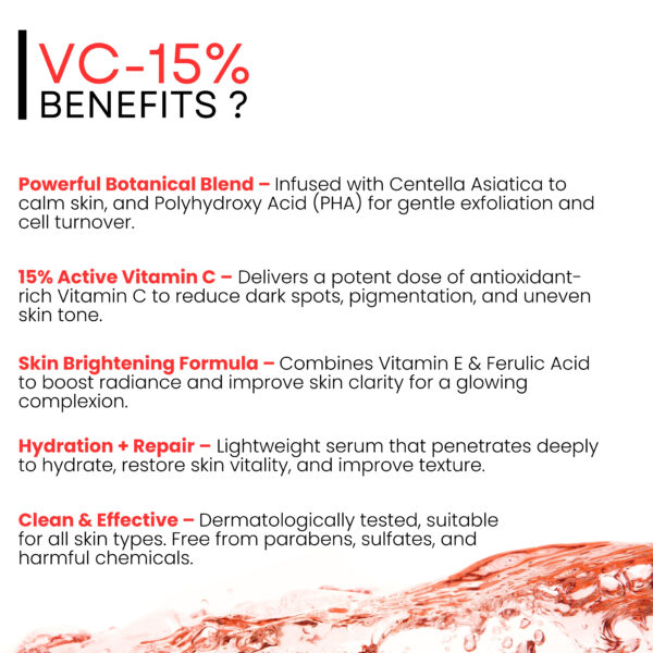 15% Active Vitamin c Face Serum - Image 3