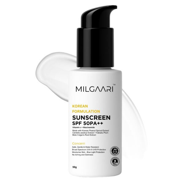SPF 50PA++ Gel Vc + Nia Korean Sunscreen 50g
