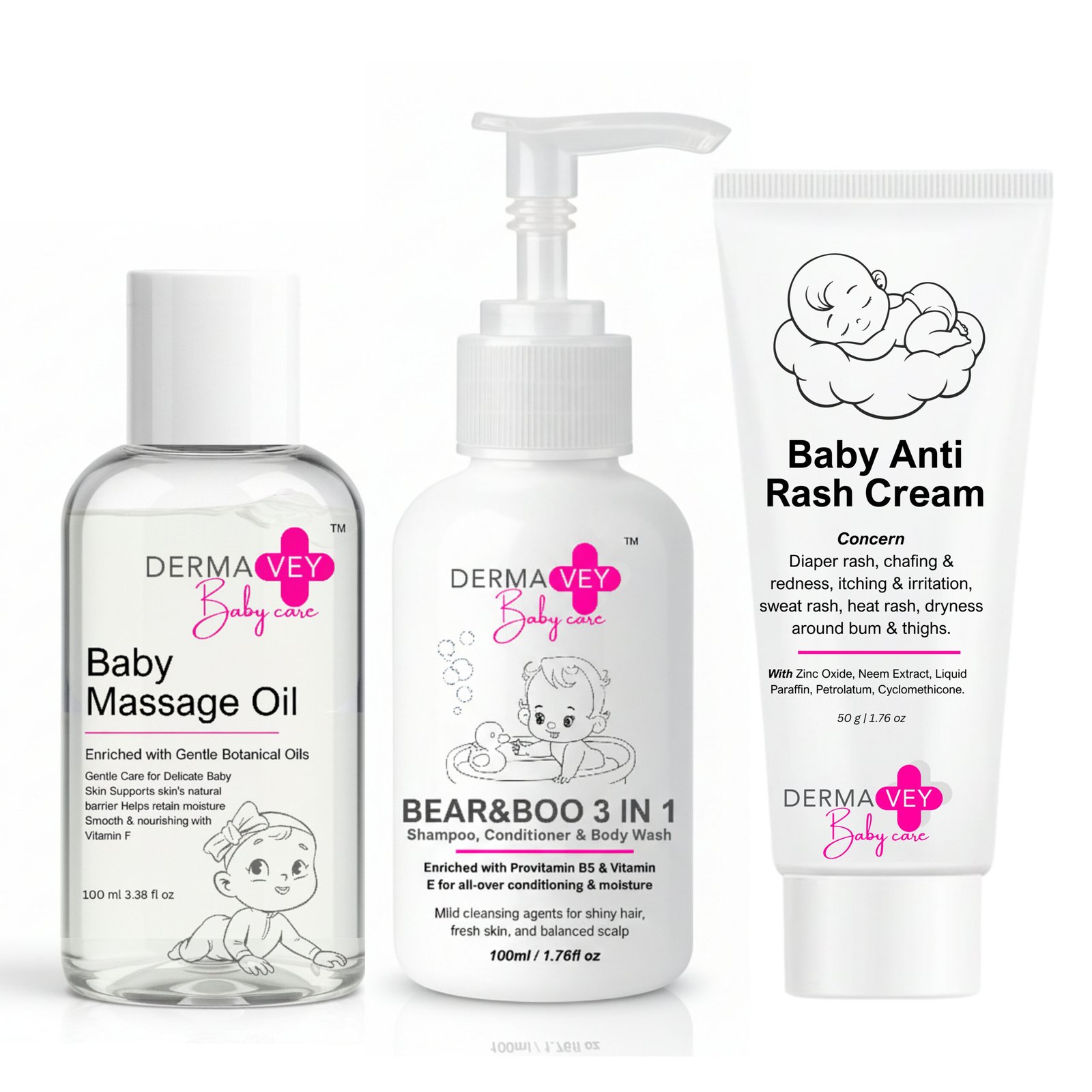 Complete Baby Skincare & Rash Relief Set
